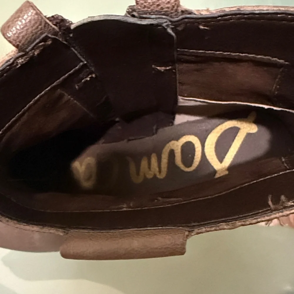 Sam Edelman Boots Sam Edelman Leather Western Ankle Boots Size 7 - Picture 9 of 12